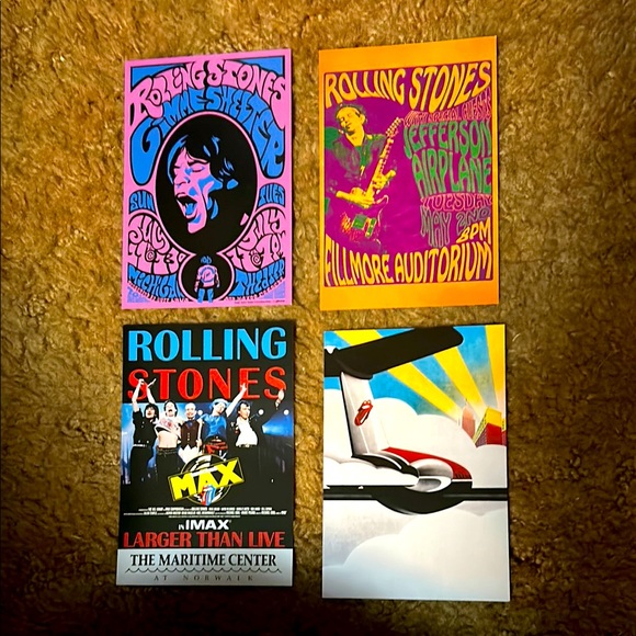 The Rolling Stones Mini-Posters Set - Picture 1 of 5